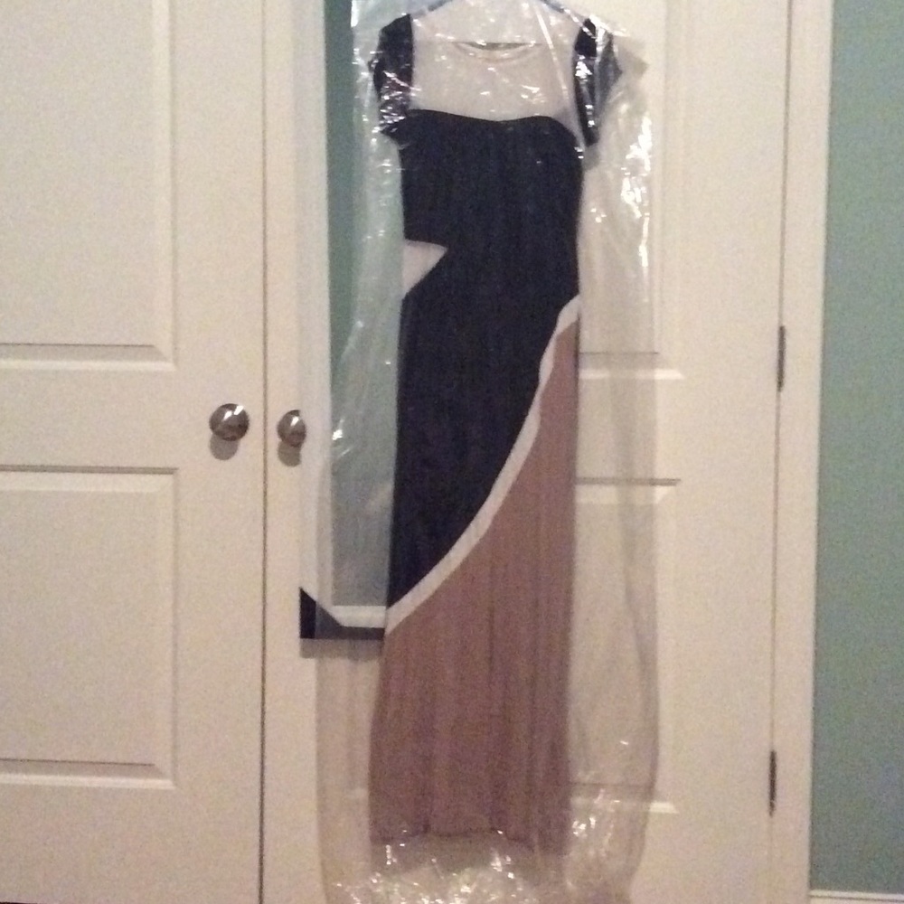 Jersey maxi dress